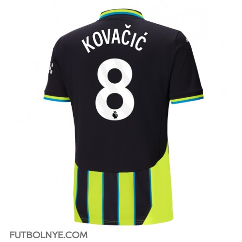 Camiseta Manchester City Mateo Kovacic #8 Visitante Equipación 2024-25 manga corta